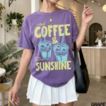 Iced Coffee & Sunshine Graphic Shirt — Summer