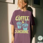 Iced Coffee & Sunshine Graphic Shirt — Summer