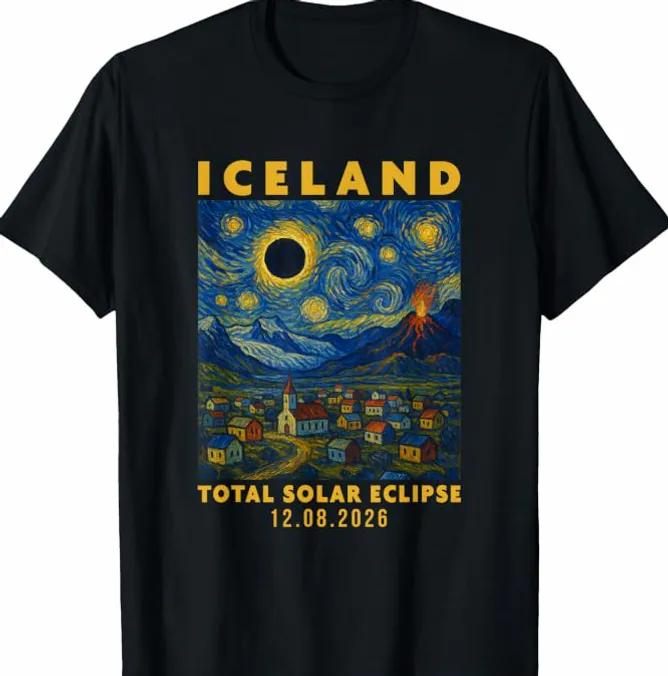 Iceland Total Solar Eclipse 2026 Shirt Iceland Total Solar Eclipse 2026 Shirt
