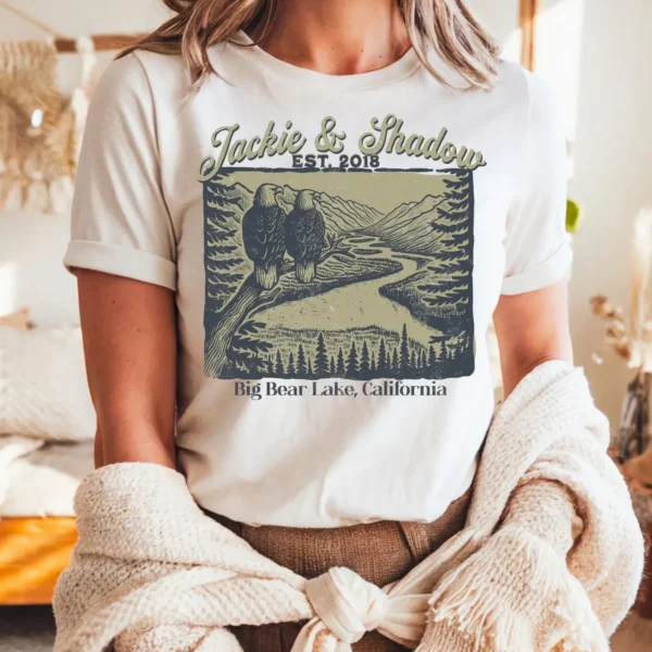 Jackie and Shadow — Big Bear Lake Bald Eagles Shirt