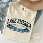 Lake America Est. 2026 Political Humor Graphic Shirt
