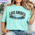 Lake America Est. 2026 Political Humor Graphic Shirt
