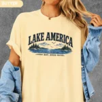 Lake America Est. 2026 Political Humor Graphic Shirt