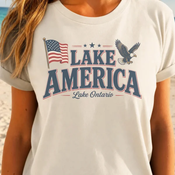 Lake America Great Lakes Patriotic Shirt