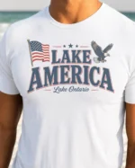 Lake America Great Lakes Patriotic Shirt
