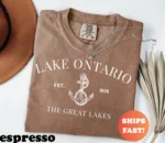 Lake Ontario EST 1615 Nautical Vintage Great Lakes Shirt