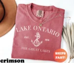 Lake Ontario EST 1615 Nautical Vintage Great Lakes Shirt