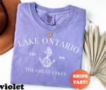 Lake Ontario EST 1615 Nautical Vintage Great Lakes Shirt