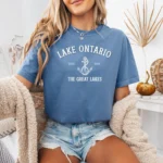 Lake Ontario Est 1615 Shirt — Great Lakes Vintage Anchor