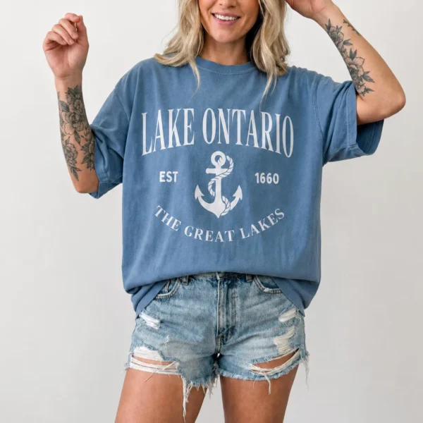 Lake Ontario Est. 1660 Great Lakes Political Shirt