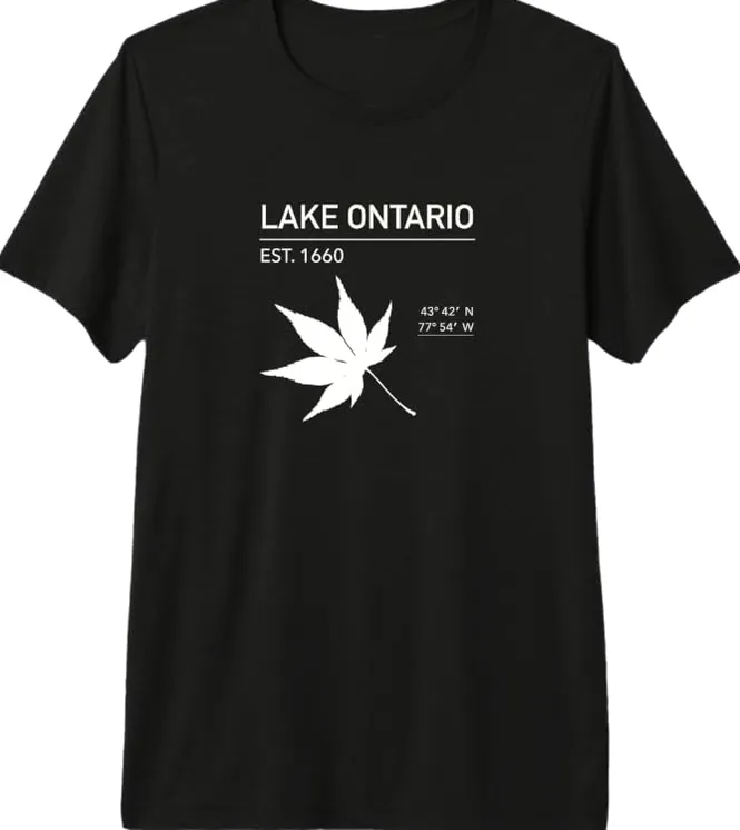 Lake Ontario Est. 1660 Shirt Lake Ontario Est. 1660 Shirt