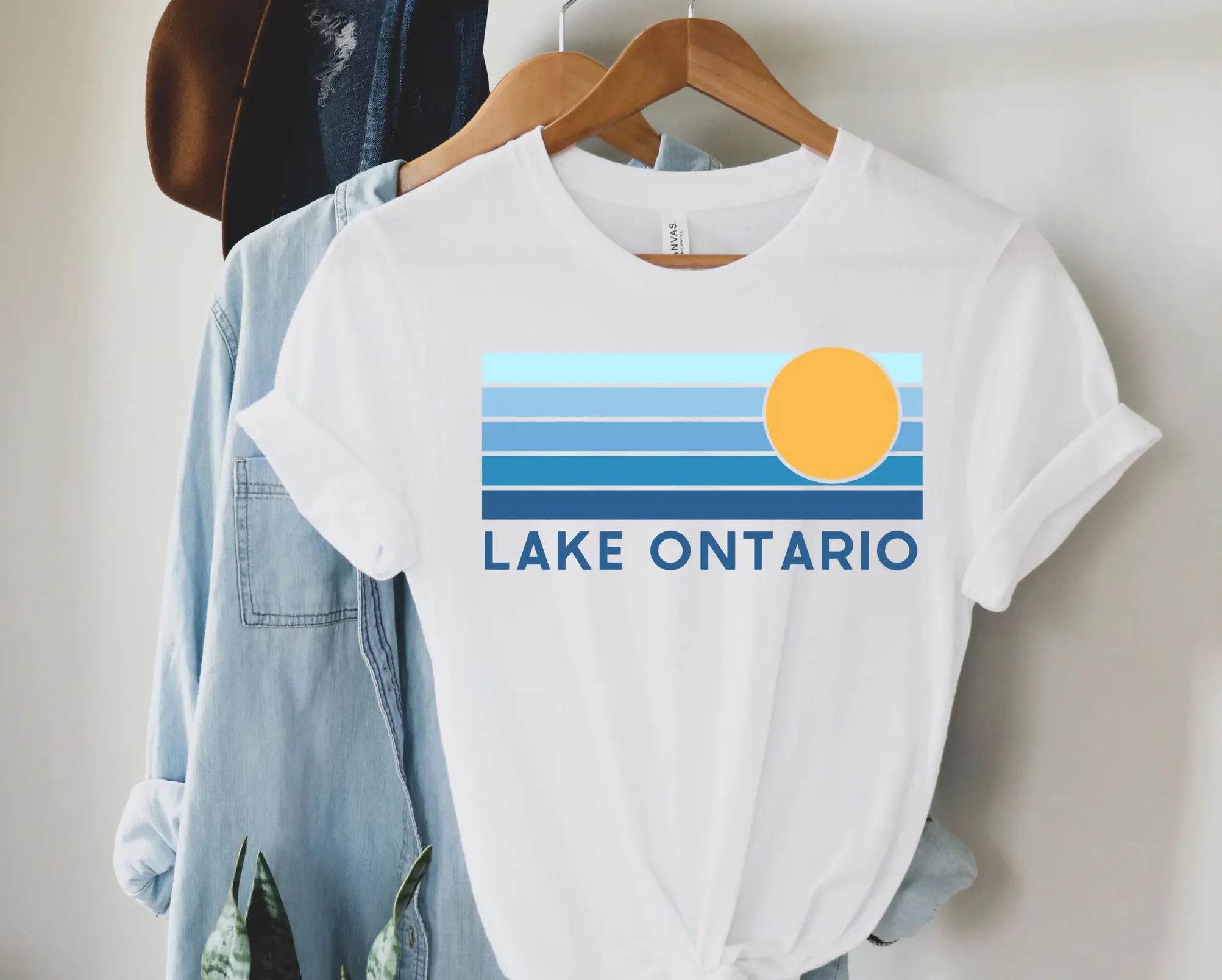 Lake Ontario Great Lakes Sunset Graphic Design Shirt Lake Ontario Great Lakes Sunset Graphic Design Shirt