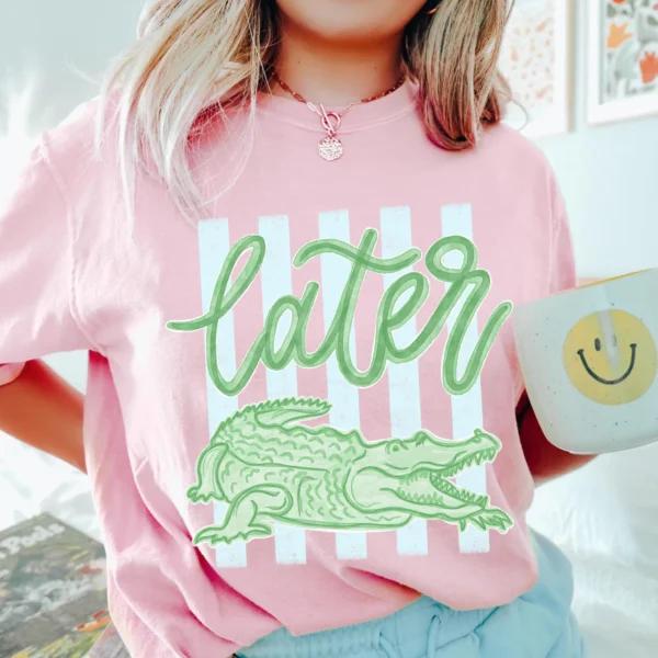 Later Alligator Shirt — See You Later Retro Tee