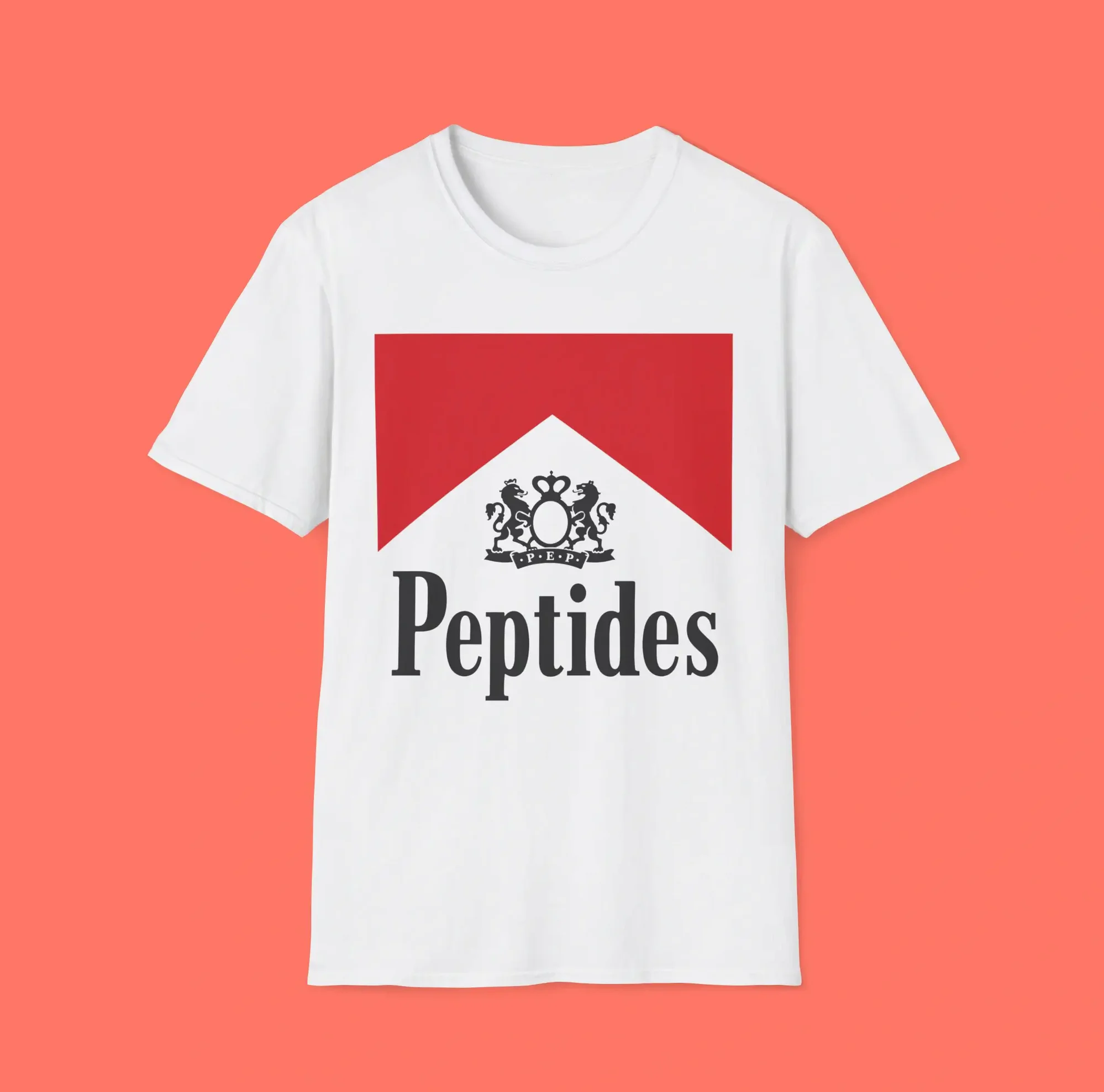 Peptides — Retro Science Parody Shirt Peptides — Retro Science Parody Shirt