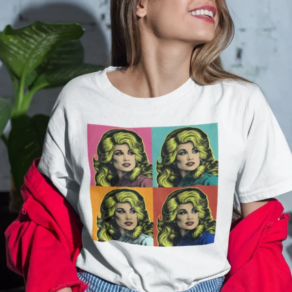 Queen of Country Pop Art Warhol-Inspired Shirt