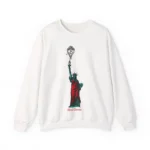 “Red Dress.” Statue of Liberty Shirt