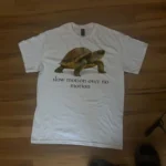 Slow Motion Over No Motion Turtle Motivational Shirt