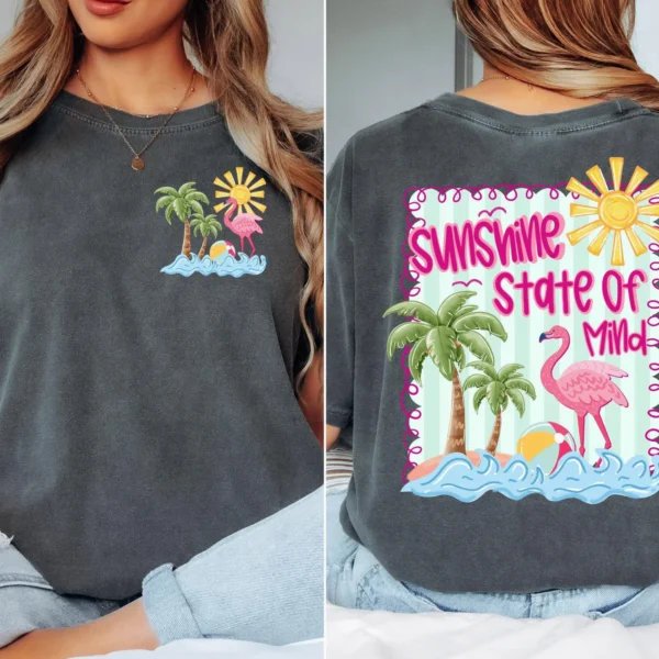 Sunshine State of Mind Flamingo Shirt