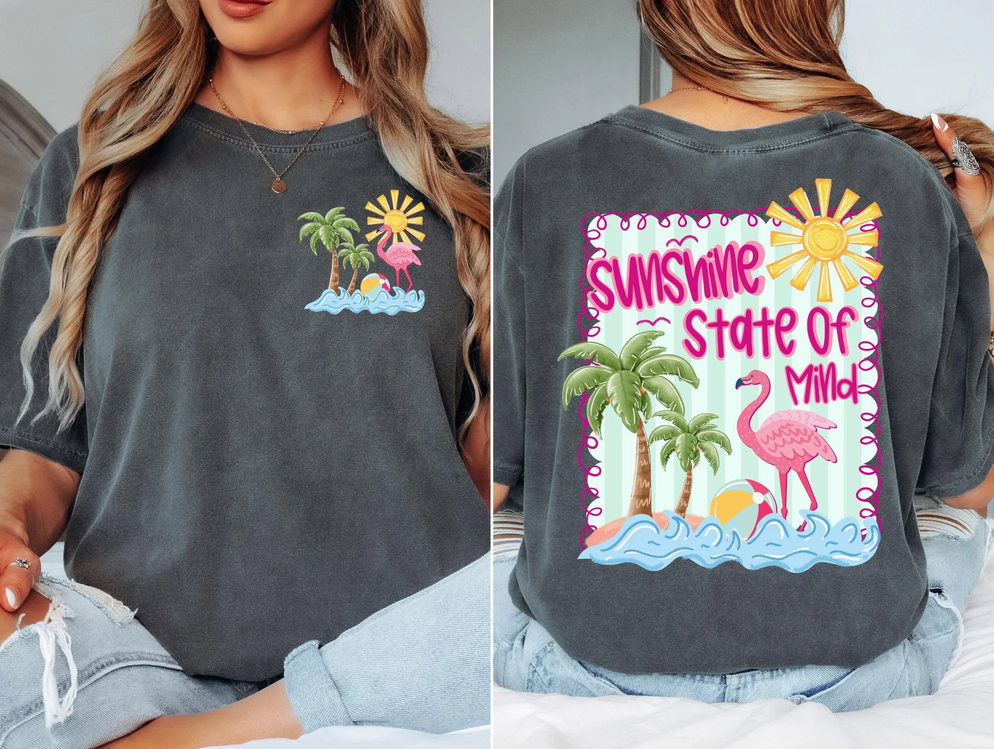Sunshine State of Mind Flamingo Shirt Sunshine State of Mind Flamingo Shirt