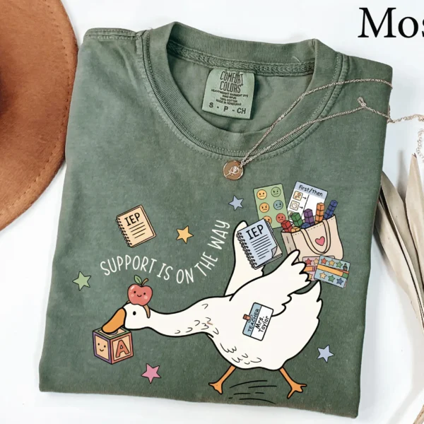 "Support Is On The Way" Special Education Teacher Shirt