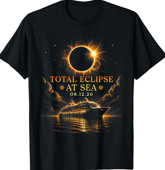Total Eclipse at Sea 2026 Balearic Eclipse Cruise Shirt Total Eclipse at Sea 2026 Balearic Eclipse Cruise Shirt