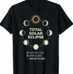 Total Solar Eclipse Timeline 2017 2024 2026 Shirt