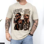 USHER X CHRIS BROWN R&B Tour Concert Graphic Shirt
