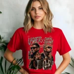 USHER X CHRIS BROWN R&B Tour Concert Graphic Shirt