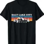 Vintage Salt Lake City Utah Mountains Hiking Shirt