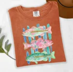 Walleye & Largemouth Bass Fishing Shirt for Anglers