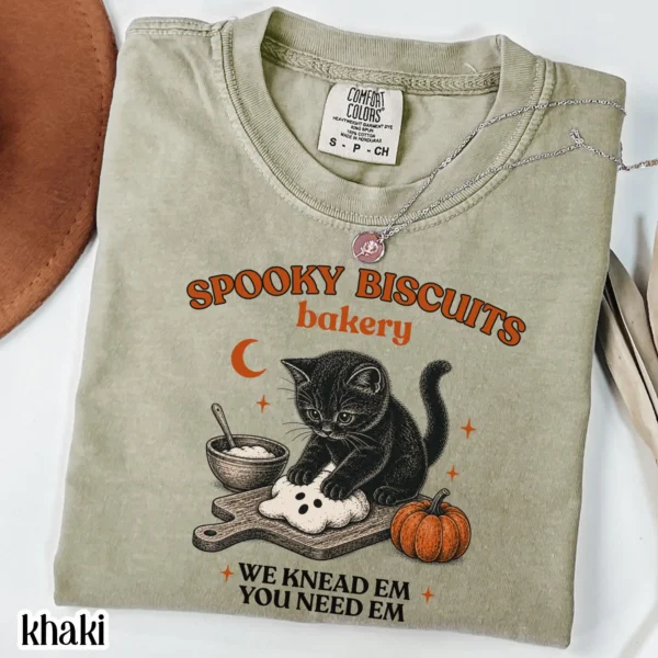 We Knead Em You Need Em — Spooky Biscuits Bakery Shirt