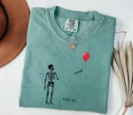 Well, shit... Dark Comedy Skeleton Halloween Shirt