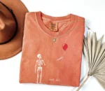 Well, shit... Dark Comedy Skeleton Halloween Shirt