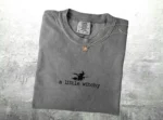 A Little Witchy Oversized Spooky Season Halloween Shirt