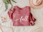 Autumn Comfort Colors Women's Thanksgiving Sweatshirt