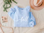 Autumn Comfort Colors Women's Thanksgiving Sweatshirt
