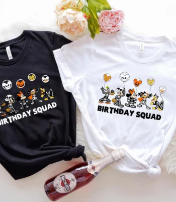 'BIRTHDAY SQUAD' — Mickey's Halloween Birthday Shirt