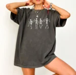 Dancing Skeleton Women's Halloween Shirt