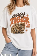 Easy Tiger Cat Retro Vintage Shirt