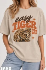 Easy Tiger Cat Retro Vintage Shirt