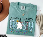 Feeling A Little Frosty Snowman Christmas Sweatshirt