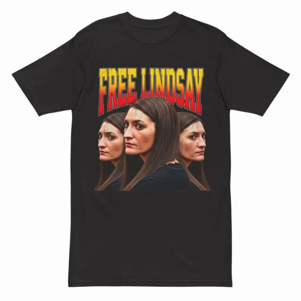 FREE LINDSAY — Dark Humor Cultural Commentary Shirt