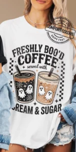 Freshly Boo'd Coffee served with Scream & Sugar Shirt