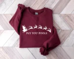 Gandalf's "Fly You Fools" Christmas Fantasy Sweatshirt