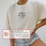 Ghost Coffee Lover Embroidered Shirt