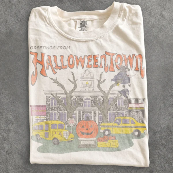 Greetings From Halloweentown Retro Vintage Sweatshirt