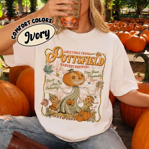Greetings From Pottsfield Harvest Festival Shirt — Vintage