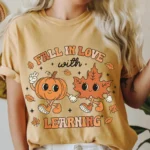 Groovy Fall in Love with Learning Shirt