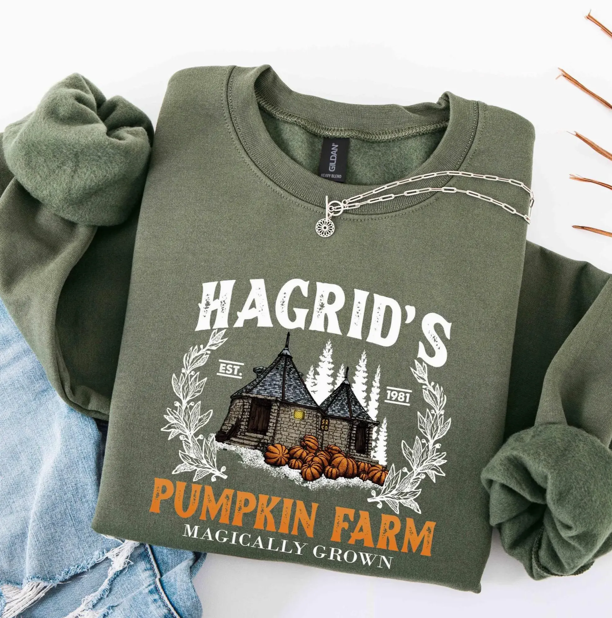 Hagrid’s Pumpkin Farm Magically Grown Sweatshirt Hagrid's Pumpkin Farm Magically Grown Sweatshirt