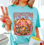 Halloweentown Est 1998 Pumpkin Retro Halloween Shirt
